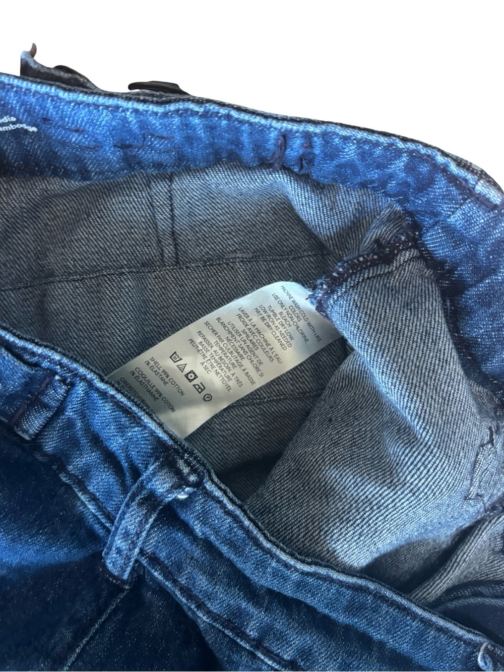 Pilcro High-Rise Wide-Leg Jeans Size 26 Blue Lightweight Denim Palazzo Pants - Picture 4 of 8